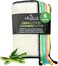 Whiffkitch Bamboo DishclothsCleaning Cloths 6pk, Scrub-Non-Scratch, Washable, Reusable, Super Absorbent, Hygienic, Quick Drying, Durable, Kitchen Essential, Washcloth, Dish Rags