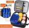 OPUX (black- Premium Thermal Insulated Lunch Bag Durable Lunch Box for Adult Men Women Soft Leakproof Lining with Shoulder Strap Compact Work Lunch Pail