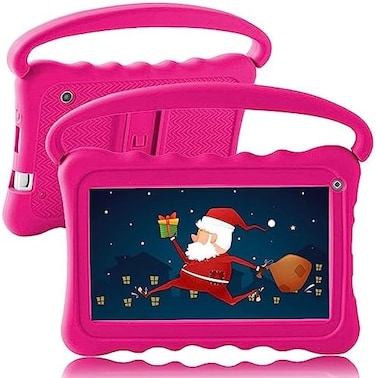 UJoyFeel Kids Tablet 7 Toddler Tablet for Kids Edition Tablet with WiFi Camera Children&rsquo;s Tablets Android 9.0 Parental Control with Shockproof Case 1GB16GB (Rose Red