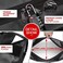 ROLOWAY Large (17 x 12 x 5.8 inchesFireproof Bag, Fireproof Document Bags, Fireproof Money Bag, Water Resistant Fireproof Safe Bag for Documents and Valuables Storage