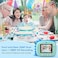 HiMont Kids Instant Print Camera, Selfie Camera with Print Paper32G Card, 2.5K VideoDIY Color Pens, Fun Gift for GirlsBoys 3-12 (Blue