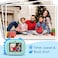 HiMont Kids Instant Print Camera, Selfie Camera with Print Paper32G Card, 2.5K VideoDIY Color Pens, Fun Gift for GirlsBoys 3-12 (Blue