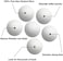 Ecoigy Wool Dryer Balls Organic XL 6-Pack , Reusable Natural Fabric Softener for Laundry, Dryer Sheets Alternative, New Zealand Wool, Speed Up Dry Time, Cut Energy Costs