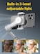 AOCHUAN Smart X Pro Gimbal Stabilizer for Smartphone with Face Detection LED Light Gimbal Foldable Phone 3 Axis Portable iPhone16 15 14 13 12Pro/Max Galaxy S24 Youtube TikTok