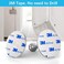 WINONLY Door Stopper, 4 Pack Magnetic Door Stop, Stainless Steel, Magnetic Door Catch, 3M Double-Sided Adhesive Tape, No Drilling, Screws for Stronger Mount, Hold Your Door Open, 4 Pack for Wide Doors