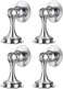 WINONLY Door Stopper, 4 Pack Magnetic Door Stop, Stainless Steel, Magnetic Door Catch, 3M Double-Sided Adhesive Tape, No Drilling, Screws for Stronger Mount, Hold Your Door Open, 4 Pack for Wide Doors