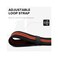 Iron Bull Strength Elbow Wraps (1 Pair- 40" Elastic Elbow SupportCompression - For Weightlifting, Powerlifting, Fitness, Cross TrainingGym Workout - Elbow Straps for Weight Lifting (Black/Red