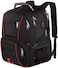 حقيبة ظهر LTINVECK للسفر واللابتوب، حقيبة ظهر كبيرة جدًا للرجال مزودة بمنفذ شحن USB، حقيبة كمبيوتر كبيرة بحجم 17 بوصة