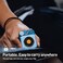Muzen Audio Berry Blue Button Portable Wireless High Definition Audio Bluetooth Speaker - Classic Vintage Retro Design