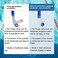 Focevi swim snorkel for lap swimming,adult swimmers snorkeling gear for swimming snorkel training in pool and Open Water,snorkle Center Mount Silicone Mouthpiece One-Way Purge Valve
