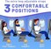 BASIC CONCEPTS Airplane Foot Rest (Travel Comfortably, Perfect Foot Hammock Airplane or Plane Travel Essentials to Relax Your Feet - Airplane Travel Essentials, Long Flight Essentials, Airplane Foot H
