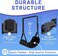 BASIC CONCEPTS Airplane Foot Rest (Travel Comfortably, Perfect Foot Hammock Airplane or Plane Travel Essentials to Relax Your Feet - Airplane Travel Essentials, Long Flight Essentials, Airplane Foot H