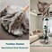 Ddzmz Genuine Ostrich Feather Duster Fluffy Natural with Wooden Handle and Eco-Friendly Reusable Handheld Cleaning Supplies, Gray and Brown(Length 16
