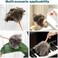 Ddzmz Genuine Ostrich Feather Duster Fluffy Natural with Wooden Handle and Eco-Friendly Reusable Handheld Cleaning Supplies, Gray and Brown(Length 16