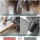 Ddzmz Genuine Ostrich Feather Duster Fluffy Natural with Wooden Handle and Eco-Friendly Reusable Handheld Cleaning Supplies, Gray and Brown(Length 16