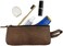 Hide &amp; Drink HideDrink, Carry-On Toiletry Bag, Pen and Pencil Case, Cable Organizer, Storage for Utensils, Travel Essentials, Full Grain Leather, Handmade, Bourbon Brown