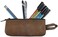 Hide &amp; Drink HideDrink, Carry-On Toiletry Bag, Pen and Pencil Case, Cable Organizer, Storage for Utensils, Travel Essentials, Full Grain Leather, Handmade, Bourbon Brown