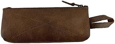 Hide &amp; Drink HideDrink, Carry-On Toiletry Bag, Pen and Pencil Case, Cable Organizer, Storage for Utensils, Travel Essentials, Full Grain Leather, Handmade, Bourbon Brown