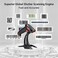 Tera Wireless 2D QR Barcode Scanner with Stand, 3 in 1 Compatible with Bluetooth2.4GHz WirelessWired Connection, Connect Smart Phone Tablet PC USB Image Bar Code Reader with Vibration Alert