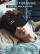 LC-dolida Sleep Headphones,3D Sleep Mask Bluetooth 5.0 Wireless Music Eye Mask, LC-dolida Sleeping Headphones for Side Sleepers with Ultra-Thin Stereo Speakers Perfect for Sleeping