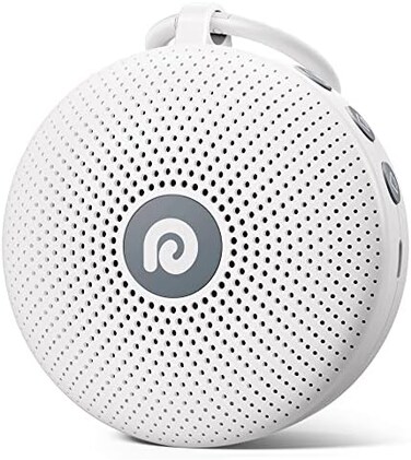 Dreamegg White Noise Machine - Portable Sound Machine for Baby Adult, Features Powerful Battery, 21 Soothing Sound, Noise Canceling for OfficeSleeping, Sound Therapy for Home, Travel, Registry Gift