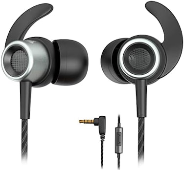 MINDBEAST Noise Cancelling Headphones Wired Earbuds For Kids And Adults With Microphone And Case &ndash; Xbox One Headset Gaming Earbuds For Samsung Galaxy Android iPhone, Extra Bass For Sleep Sport Workout