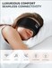 MUSICOZY Sleep Headphones Bluetooth Headband Sleeping Headphones SleepMask, Wireless SleepMask Earbuds for Side Sleepers Men Women Office Nap Air Travel Cool Tech Gadgets Unique Gifts Boys Girls
