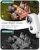 ZUMIMALL 2K Solar Camera Security Outdoor, Solar Powered Battery Operated Wireless FHD Outside Surveillance Camera for Home Security, Night Vision, PIR Motion Detection, IP66 Waterproof, 2.4G WiFi