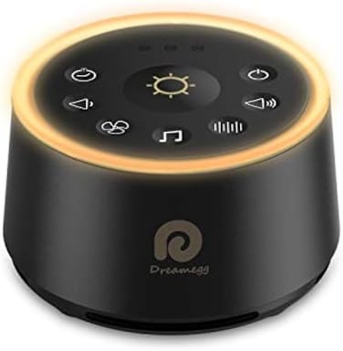 Dreamegg White Noise Machine - Sound Machine for Baby Kid Adult, Noise Machine for Sleeping, Night Light, 24 HIFI Soothing Sound, Volume Control, Memory Function, Sleep Therapy for Home Nursery Office