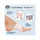 Dr. Frederick's Original Arch Support Sleeves Plus - Flat Foot Arch Supports for MenWomen - 2 Pieces - Arch Pain Relief - Large/XL