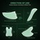 airogym Guasha Massage Tool，Natural Stone Gua Sha Board, 4PCS Guasha Stone Scraping Massage Sets for SPA Acupuncture Physical Therapy Muscle Knots Facial Caring Point Treatment Lymphatic Drainage