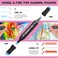 alchilalart 80-Colors Alcohol Based Markers, Alcohol Markers Set, Dual Tip Alcohol Sketching Drawing Markers Animation for Adults Kids