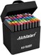 alchilalart 80-Colors Alcohol Based Markers, Alcohol Markers Set, Dual Tip Alcohol Sketching Drawing Markers Animation for Adults Kids
