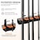 KastKing Patented V15 Vertical Fishing Rod Holder &ndash; Wall Mounted Fishing Rod Rack, Store 15 Rods or Fishing Rod Combos in 17.25 Inches, Great Fishing Pole Holder and Rack