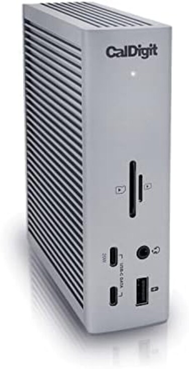 CalDigit TS4 Thunderbolt 4 Dock - 18 Ports, 98W Charging, 3x Thunderbolt 4 40Gb/s, 5 x USB-A, 3 x USB-C (10Gb/s, 2.5GbE, Single 8K or Dual 6K 60Hz Displays, Mac, PC, Chrome Compatible with 0.8m Cable
