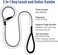 AaufiLux Strong Slip Rope Dog Training Leash (6ft- Heavy Duty Durable Braided Nylon Lead with Rubber StopperPadded Handle - No Pull Walking Climbing for Medium Large Dogs (Grey, 1/2" x 6ft