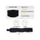 Cozyhealth Soft Foam Neck Brace Universal Cervical Collar, Adjustable Neck Support Brace for Sleeping - Relieves Neck Pain and Spine Pressure, Neck Collar After Whiplash or Injury(Black 2.5" Depth Col