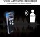 HoTiyan Voice Recorder 16GB Capacity Voice Activated Recording Device Digital Voice Recorder for Lectures, Meetings, Interviews Mini Audio Recorder with USB Rechargeable WAV/MP3 Tape Recorder (16GB