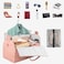 Ytonet Carry On Garment Bag, Large PU Leather Duffle Bag for Women, Waterproof Garment Bags for Travel with Shoe Pouch, 2 in 1 Hanging Suitcase Suit Travel Bags, Gifts for Women, Pink, Pink, Tote