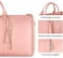 Ytonet Carry On Garment Bag, Large PU Leather Duffle Bag for Women, Waterproof Garment Bags for Travel with Shoe Pouch, 2 in 1 Hanging Suitcase Suit Travel Bags, Gifts for Women, Pink, Pink, Tote