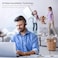 LEVN Bluetooth 5.0 Headset, Wireless Headset with Microphone (AI Noise Cancelling, 35Hrs Bluetooth Headphones with USB Dongle for PC, Suitable for Remote Work/Call Center/Zoom/Online Class/Trucker