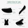airogym Guasha Massage Tool, Natural Gua Sha Board, 4PCS Guasha Stone Scraping Massage Sets for SPA, Acupuncture, Physical Therapy, Muscle Knots, Facial Caring Point Treatment (Black