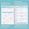 Nokingo Budget Planner - Monthly Finance Organizer with Expense Tracker Notebook to Manage Your Money Effectively, Undated Finance Planner/Account Book, Start Anytime, 1 Year Use, A5, Floral