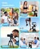 MACTREM 67" Phone Tripod, Tripod Stand for iPad iPhone Tablet Camera with 2 in 1 MountWireless Remote, Aluminum Extendable iPhone Tripod for Video Recording/Selfies/Live Stream/Vlogging