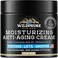 WildPRIME Men's Face Moisturizer Cream - Anti AgingWrinkle - Made in USA - Collagen, Hyaluronic Acid, Vitamins EA, Avocado Oil - After Shave Lotion - Age Facial Skin Care - DayNight Moisturizing, 2 oz