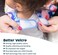 Tiny Twinkle Mess Proof Baby Bib - Waterproof Baby Apron - Machine Washable - PVC, BPA,Phthalate Free - Great Travel Bib for Baby Eating - Baby Food Bibs (Floral Blue, Large 2-4 Years