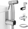 Fekivasy Handheld Bidet Sprayer for Toilet, Muslim Shower Water Jet Spray for Toilet, Bidet Faucet Cloth Diaper Sprayer for Baby Wash, Adjustable Water Pressure with Bidet Hose for Feminine Wash