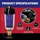 LE LEMATEC Air Compressor Dryer, Desiccant Filter Air Dryer for Pneumatic Tools and HVLP Paint Spray Gun, Traps Oil, Water, Dirt, Moisture for Clean and Dry Compressed Air, 150 PSI (ZN312E-3 1/4