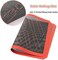 AMYONE Perforated Silicone Baking Mats, 2 PCS Eclair Silicone Mat for Half Sheet with 12 Printed Oblong Eclair Guides, Non-Stick Reusable Oven Liners for Making Bread/Pizza/Pastry/Cookie 11-4/5" x 15-