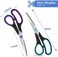Sopeiouo Scissors Set of 6-Pack, 8" Scissors All Purpose Comfort-Grip Handles Sharp Scissors for Office Home School Craft Sewing Fabric Supplies, High/Middle School Student Teacher Scissor, Right/Left